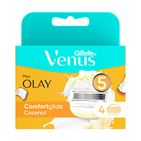 Сменные кассеты Gillette "Venus&OLAY" 5 лезвий 4шт. (цена за 1 шт) (4/40) 