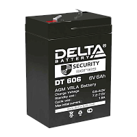 Аккумулятор свинцово-кислотный Delta DT 606 6V 6Ah (1/20)