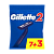 Бритва Gillette 2 лезвия пластиковая ручка 7+3шт (1/24)