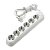 Удлинитель Makel 6р.С/З 16A 2.0м 2x1мм² IP20 белый MGP182 (1/12)