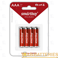 Батарейка Smartbuy LR03 AAA BL4 Alkaline 1.5V (4/48/480) 