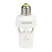 Датчик движения инфракрасный Smartbuy 6м 60W IP20 в патрон E27 белый