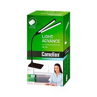 Светильник настольный Camelion KD-794 10W 230V 2LED на основании сенс. белый (1/6)