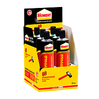 Клей Момент 88 125мл универсальный особопрочный BOX6 шоу-бокс (6/48)