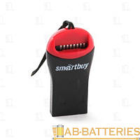 Картридер Smartbuy 711 USB2.0 microSD красный