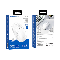 Мышь беспроводная Borofone BG5 классическая USB белый (1/22/88)