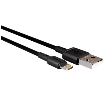 Кабель MORE CHOICE K14i USB (m)-Lightning (m) 1м 2.0A TPE черный