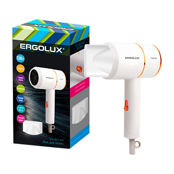 Фен Ergolux ELX-HD11-C01 1200W белый золотой (1/24) 