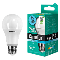 Лампа светодиодная Camelion A60 E27 14W 4000К 220V груша матовая (1/10/100)