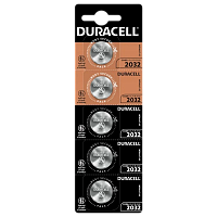 Батарейка Duracell CR2032 BL5 Lithium 3V (5/20/200/28000) 