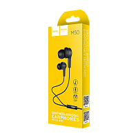 Наушники внутриканальные HOCO M50 с микр. черный (1/21/210)