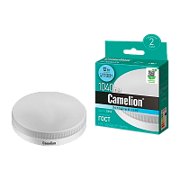 Лампа светодиодная Camelion GX53 12W 4500К 170-265V таблетка матовая (1/5/100)
