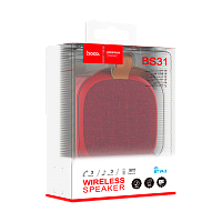 Портативная колонка HOCO BS31 bluetooth 4.2 microSD красный (1/60) 