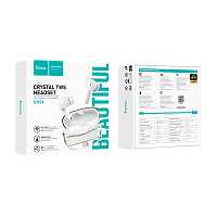 Наушники внутриканальные HOCO EW54 bluetooth 5.3 с микр. белый (1/20/200)