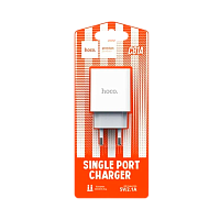 Сетевое З/У HOCO C81A 1USB 2.1A белый (1/30/180)