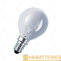 Лампа накаливания Osram E14 60W 230V шар Classic прозрачная