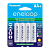 Аккумулятор предзаряженный RTU Panasonic HR6 AA BL4 eneloop pro 2000mAh (4/80)