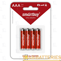 Батарейка Smartbuy LR03 AAA BL4 Alkaline 1.5V (4/48/480)