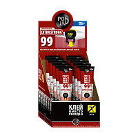 Клей POINT 99 вместо гвоздей 80мл экстра сильный BOX10 шоу-бокс (1/10)