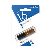 Флеш-накопитель Smartbuy X-Cut 16GB USB2.0 пластик коричневый