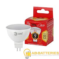 Лампа светодиодная ЭРА MR16 GU5.3 9W 4000К 220-240V софит Eco матовая