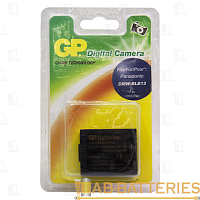 Аккумулятор для цифровой камеры GP DPA011 (Panasonic DMW-BLB13) 7.4V 1050mAh