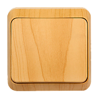 Выключатель Smartbuy "Юпитер" 1-клав.10A светлое дерево (1/10)