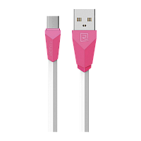 Кабель Remax RC-030I Alien USB (m)-Lightning (m) 1м 2.1A розовый