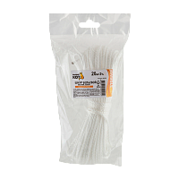 Шнур бельевой Рыжий кот 20м высокопрочный белый (1/10/100)