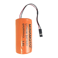 Батарейка Minamoto 26500 Shrink 1 Li-SOCl2 3.7V с выводами (C, connector)