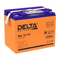 Аккумулятор свинцово-кислотный Delta GEL 12-75 12V 75Ah