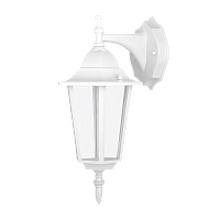 Светильник садово-парковый Camelion 4102 60W 230V E27 IP44 настенный белый (1/10)