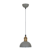Светильник потолочный Camelion PL-601S LOFT 40W 230V E27 IP20 подвес серый (1/12)