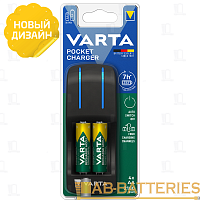 З/У для аккумуляторов Varta Pocket Charger (57642) AA/AAA 4 слота +4AA 2100mAh