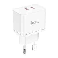 Сетевое З/У HOCO N29 2Type-C 35W белый (1/13/130)