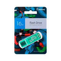 Флеш-накопитель Smartbuy Glossy Snake Edition 16GB USB2.0 пластик зеленый