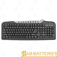 Клавиатура проводная Defender HM-830 #1 классическая USB 1.5м черный (1/20)