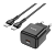 Сетевое З/У HOCO N32 Type-C 30W PD3.0 с кабелем Type-C-Lightning черный (1/13/130)