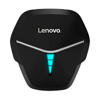 Наушники внутриканальные Lenovo HQ08 bluetooth 5.0 с микр. игровые черный 