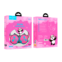 Наушники полноразмерные HOCO W31 с микр. для детей розовый (1/40)