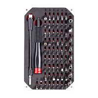 Отвертка Smartbuy Tools с набором насадок 66 предметов CR-V (1/18)