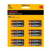 Батарейка Kodak XTRALIFE LR03 AAA BL12 (2*6) Alkaline 1.5V (12/144/576/43200)