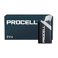 Батарейка Duracell Procell CONSTANT Крона 6LR61 BOX10 Alkaline 9V (10/50)