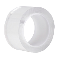 Скотч Smartbuy 30мм*1м двусторонний многоразовый прозрачный (1/12)