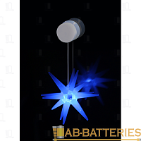 Ночник Космос "Звезда" 1LED присоска плавная смена цвета ассорти (1/64) 