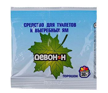 Средство ДЕВОН для биотуалетов, выгребных ям и септиков 30г (1/200)