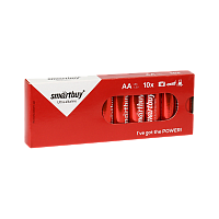 Батарейка Smartbuy LR6 AA BOX10 Alkaline 1.5V (10/300)