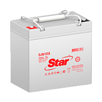 Аккумулятор свинцово-кислотный STAR DJM1255 12V 55Ah 