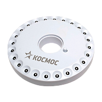 Фонарь туристический Космос 3031 24LED от батареек диск белый (1/12/36)