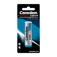 Аккумулятор Li-ion Camelion ICR18650 BL1 3.7V 2200mAh б/з (1/12/144) 